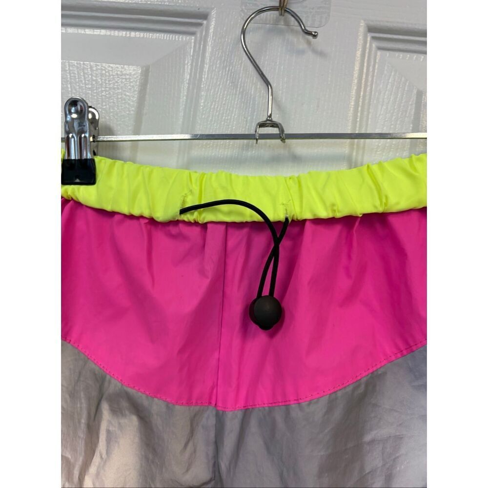 Colorblock Neon Rave Shorts - Picture 3 of 5